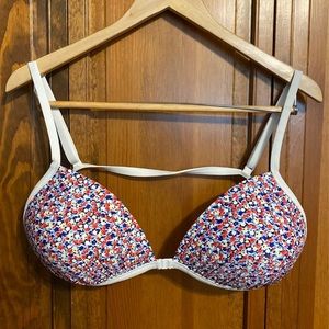 Floral bikini top